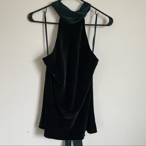 Ralph Lauren Velvet Halter Top